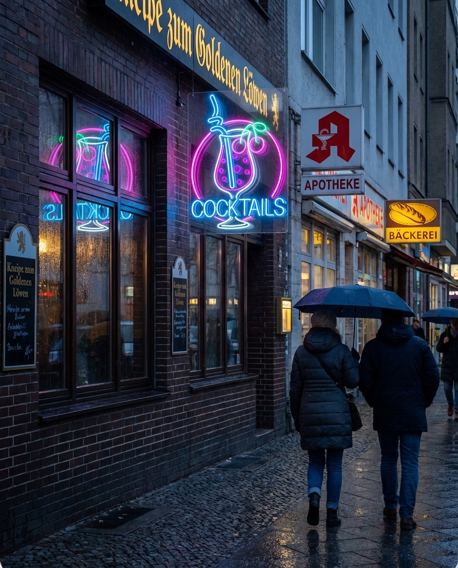 Custom Neon - Cocktail Bar