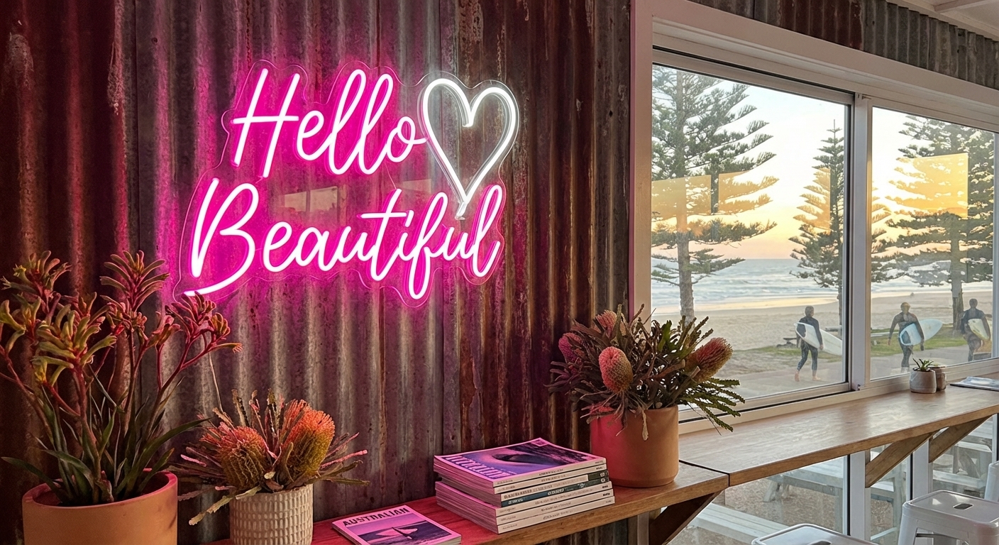 Neon LED - Hello Beautiful